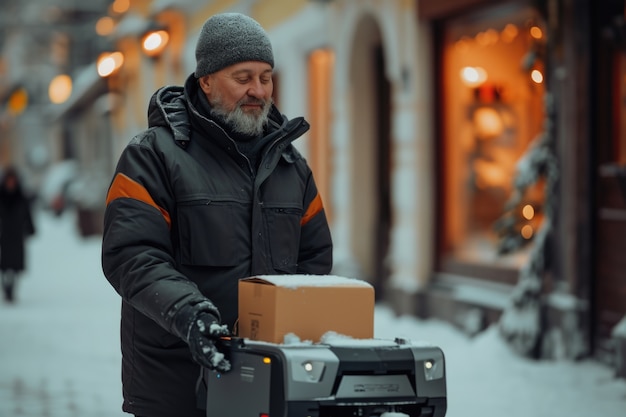 冷链货物装机过程