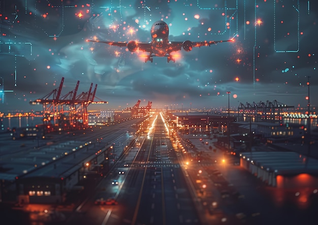 未来航空货运概念图