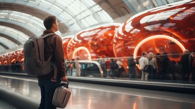 繁忙的北京机场货运区